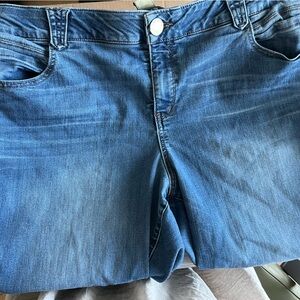 Democracy Absolution Jeans 24W Blue Stretch Denim Plus Size Tummy Control